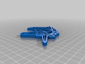 4in origami dell'unicorno animali personalizzato 3d print model - Mito3D