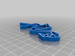 4in origami flamingo arredamento personalizzato 3d print model - Mito3D