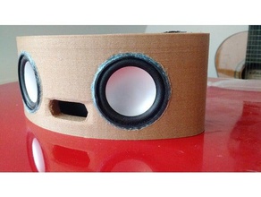 notooth speaker audio 3d printed bluetooth 3d print model - Mito3D