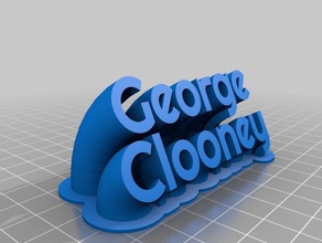 gc nametag office customized 3d print model - Mito3D