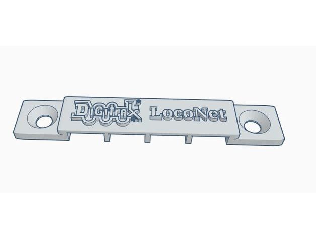 digitrax loconet clip de cable la electrónica db 220 db220 dcs 240 dcs240 ho escala modelo ferrocarril los trenes del up5 ur92 3D print model - Mito3D