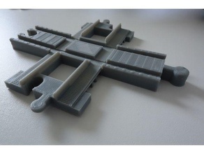 duplo brio Bahnübergang - Spielzeug Spiele 3d print model - Mito3D
