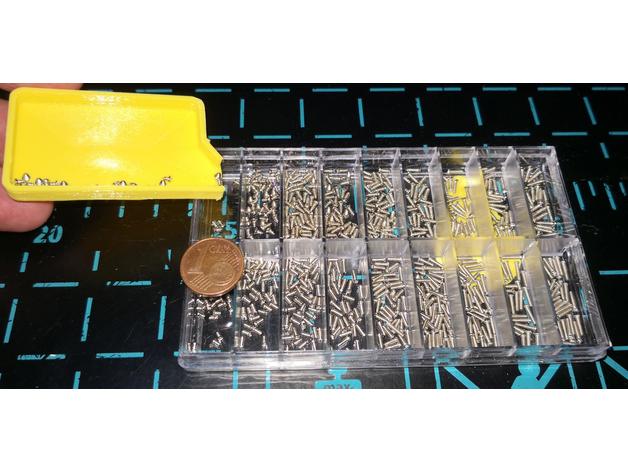anpassbare funnel tray tool Inhaber - Boxen kundengebundene openscad klein Lagerung 3D print model - Mito3D