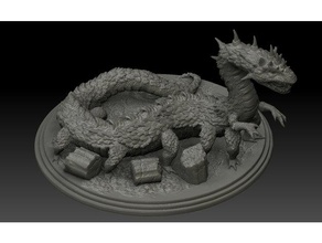 d&d behir minyatür yaratıklar dd canavar 3d print model - Mito3D