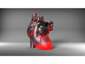 corazón vaso de chupito cocina comedor el consumo alcohol beber copas cristal los corazones copita día san valentín regalos 3d print model - Mito3D