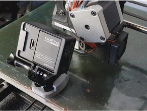 go pro magnetico morsetto di montaggio la fotocamera videocamera gopro 3d print model - Mito3D
