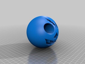 edwards halloween rosto arte 3d print model - Mito3D