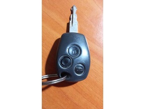button key renaulttraffic boton para llave renault traffic automotive 3d print model - Mito3D