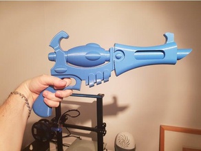 elfo oscuro de la columna vertebral pistola remix hobby 3d print model - Mito3D