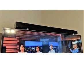 vizio soundbar tv mount audio sound bar 3d print model - Mito3D