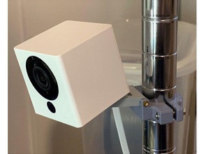 wyze cam tube mount - Elektronik Kamera-Halterung wyzecam 3d print model - Mito3D