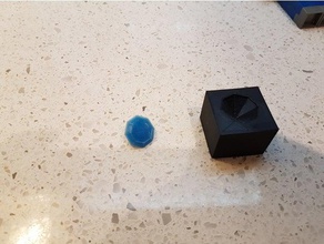 minecraft obsidian diamond 3d printing toy 3d print model - Mito3D