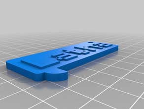 latha etiketi paralar rozetleri özelleştirilmiş 3d print model - Mito3D