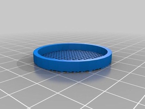 mi personalizados paramétrico de la ronda filtro malla hogar 3d print model - Mito3D