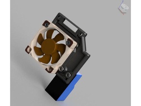 flsun cube simple holder fan&sensor 3d printer accessories 3d print model - Mito3D