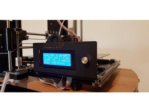 lcd screen holder 3d printer parts mount support 3d print model - Mito3D