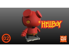hellboy - Spielzeug Spiele geek mini Modell Filme plakit purakito 3d print model - Mito3D