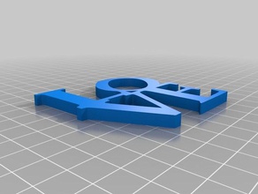 love pendnt 3d printing keychain pendant 3d print model - Mito3D