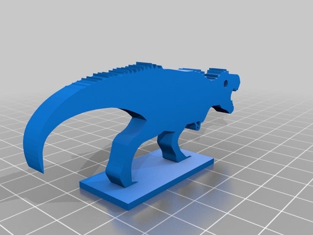 dinosaure 3d l'impression 3D print model - Mito3D