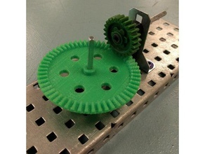 vex crown gear engineering gears 3d print model - Mito3D