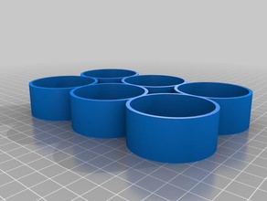 43mm 2x3 jar label organization customized 3d print model - Mito3D