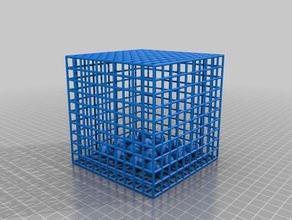 16 balls box sculptures 3d print model - Mito3D