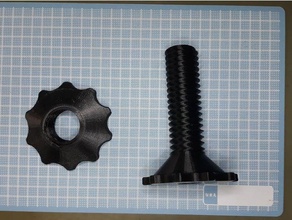 sethi3d universal spool holder adapter printer accessories filament s3 3d print model - Mito3D