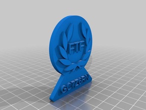 ftf geocoin gc7z6rn de juguete juego accesorios personalizado 3d print model - Mito3D