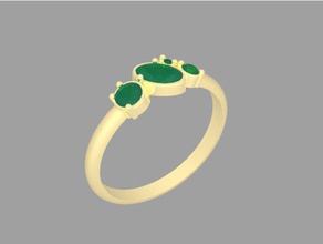 ring sla printing jewelry 3d print model - Mito3D
