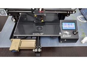 ender 3 sd card caricamento frontale staffa 3d la stampante accessori adattatore 3d print model - Mito3D