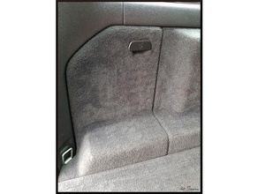 volvo xc70v70 trunkluggage compartment lock handle automotive v70 3d print model - Mito3D