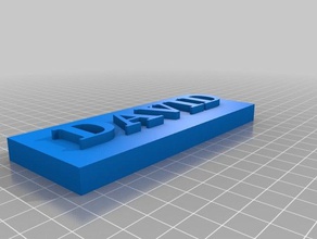 david 3d impresión 3d print model - Mito3D