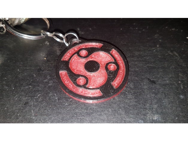 madara sharingan chaveiro outros uchiha mangekyou naruto shippuden 3D print model - Mito3D