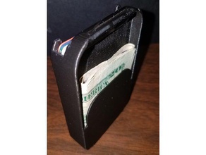 credit card Geld-Inhaber - Zubehör holder 3d print model - Mito3D