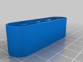 caixa de bateria 4x1 aa superior recipientes personalizado 3d print model - Mito3D