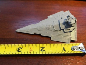 victory-i class star destroyer closed air foils models stardestroyer starwars wars 3d print model - Mito3D