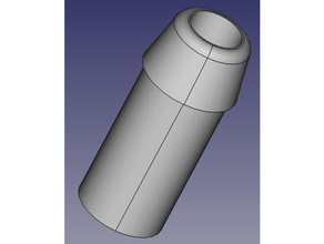 fiat tanque de expansión del refrigerante manguera retorno conector automotriz 3d print model - Mito3D
