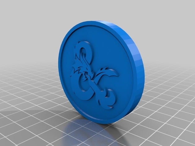 d&d inspiration tokencoin games dungeon master tabletop 3D print model - Mito3D