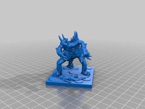 xorn 3d drucken 28 dungeons dragons fantasy mini der Miniatur miniaturen pathfinder rpg 3d print model - Mito3D