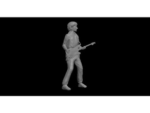 john deacon heykel heykeller bas gitar bohemian rhapsody kraliçe wembley 3d print model - Mito3D