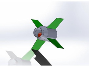 skyeagle twin cluster mod sport à l'extérieur la fusée rocketry 3d print model - Mito3D