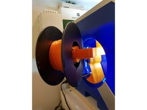 mk ii starre spool-Halter dremel 3d40 3d45 Drucker - Zubehör 3d40-filament-adapter dremel-spool-Halter 3d print model - Mito3D