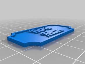 birdman segno arredamento personalizzato 3d print model - Mito3D