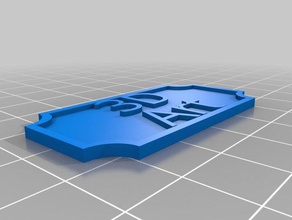 3d-Kunst Dekor angepasst 3d print model - Mito3D