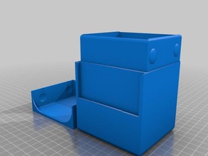 commander deck box toploaders toy game accessories mtg edh 3d print model - Mito3D