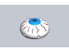 vorpal hexapod eyeball cap 3d printing 3d print model - Mito3D