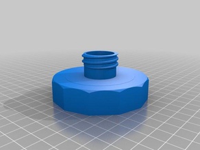 bocca piccola, mason jar softsoap dispenser bagno 3d print model - Mito3D