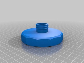 breiten Mund mason jar softsoap-Spender Bad 3d print model - Mito3D