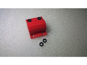 sc8uu bearing block nut space 3d printer parts gt2 belt linear lm8uu holder maker select v2 prusa i3 3d print model - Mito3D
