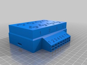 5 pin röle dağıtım bloğu Otomotiv aux jeep jk wrangler aydınlatma röleler 3d print model - Mito3D